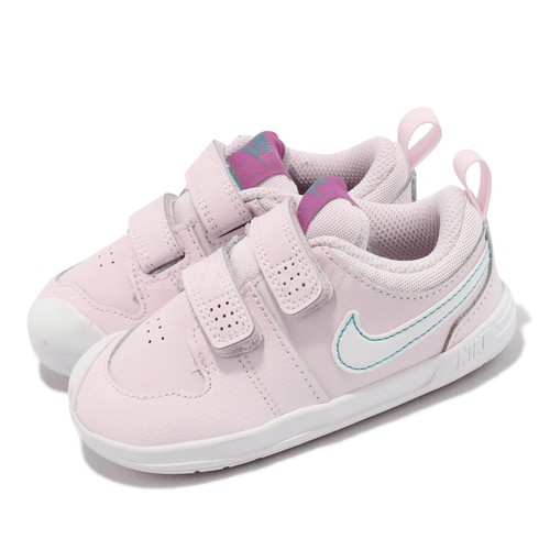 

Повседневная обувь для малышей Nike Pico 5 TDV с жемчужно-розовым и белым ремешком AR4162-600, Розовый, Pico 5 Tdv