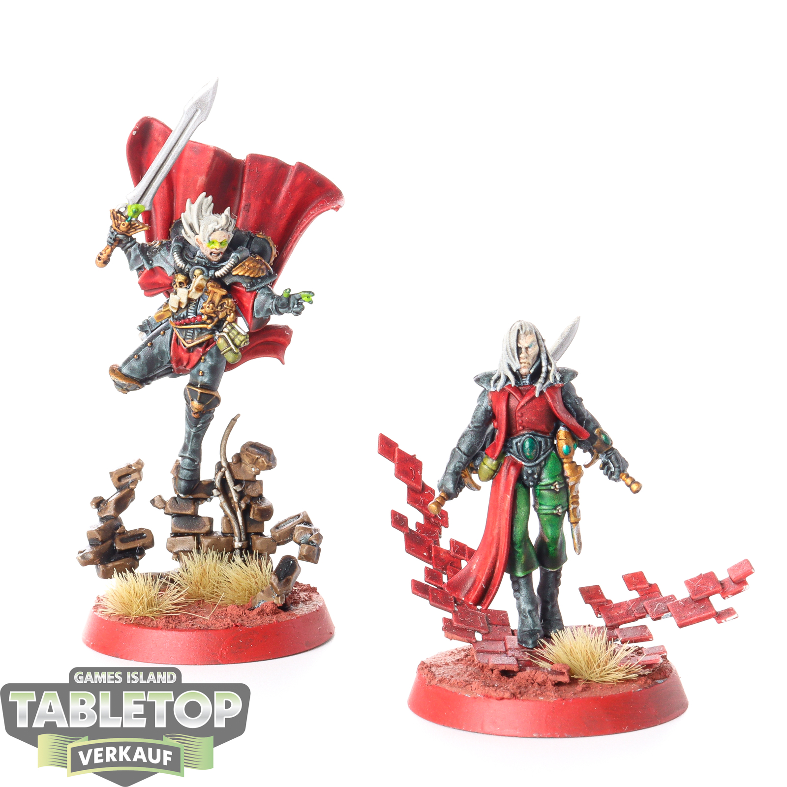 Adepta Sororitas - Daemonifuge – Ephrael Stern & Kyganil - bemalt