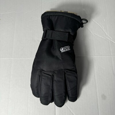 DVS Men's Ski Snowboard Gloves Winter Weather Sport Black Water Resistant XL
