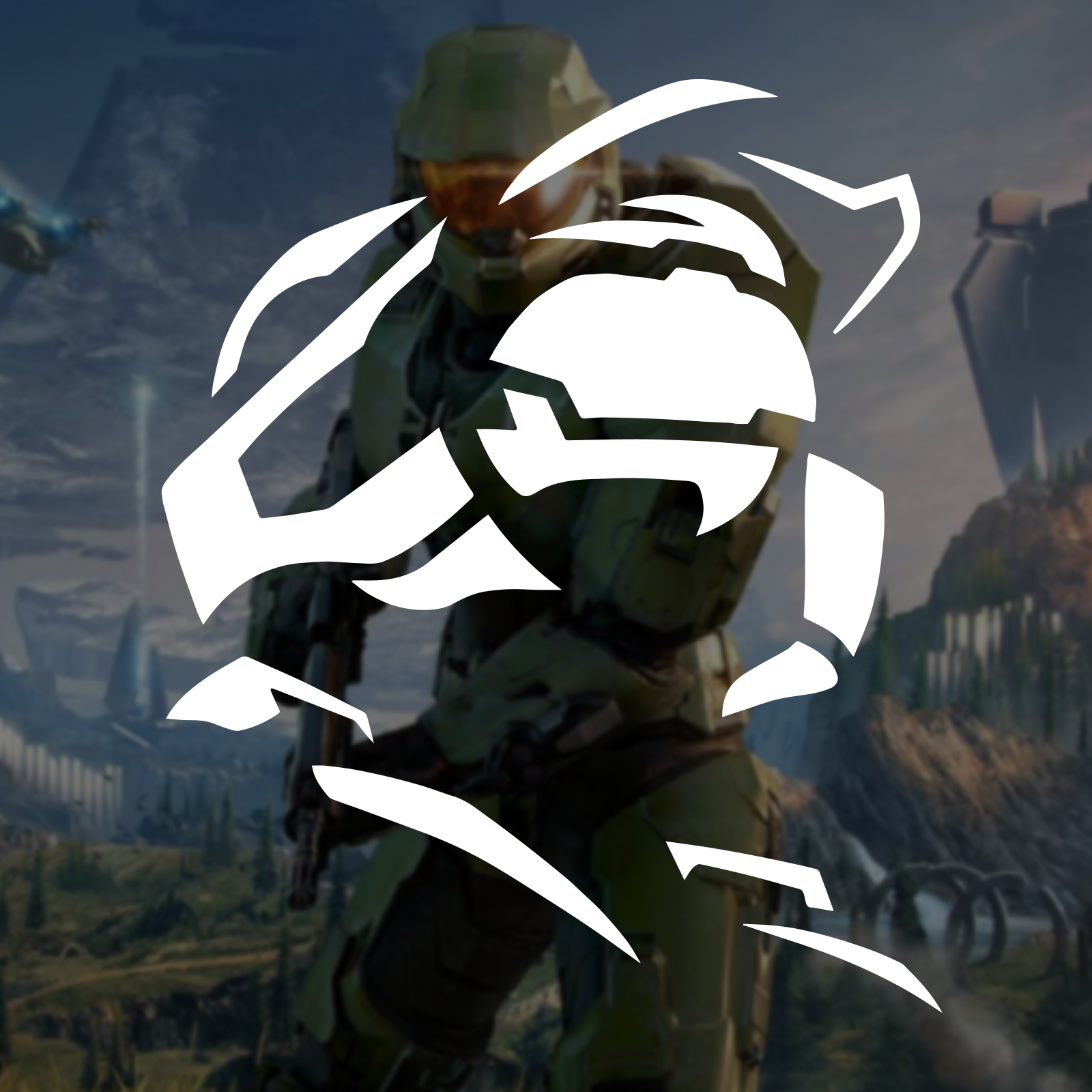 Halo Infinite Master Chief Spartan 117 Logo Vinyl Decal Sticker