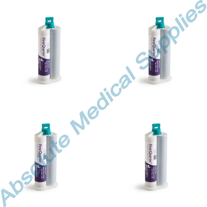 *4-Pack* Danville Zest First Quarter Impression Material 50mL Cartridges 89272