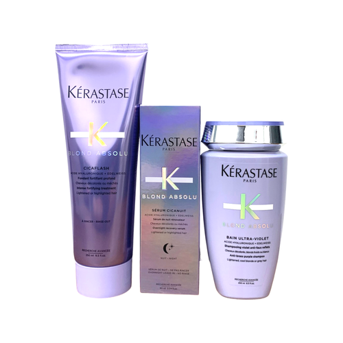 Kerastase Blond Absolute Gift Set: Bain Ultra-Violet - 8.5oz