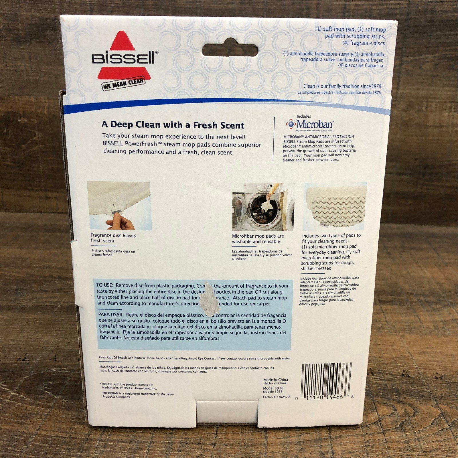 Bissell Mop Pad Kit For PowerFresh Steam Mop Replacement Pads Fits1940 Models