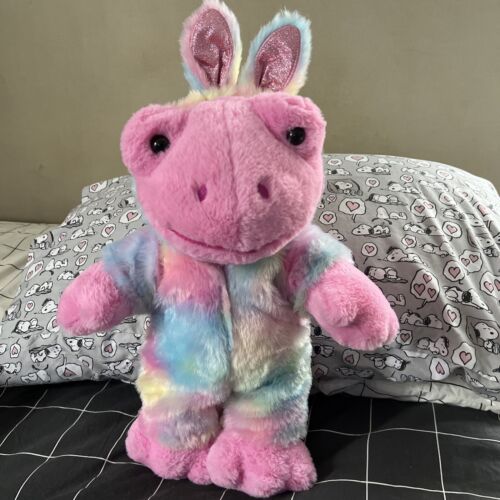 Build A Bear Plush - Spring Pink Frog - New Easter Collection