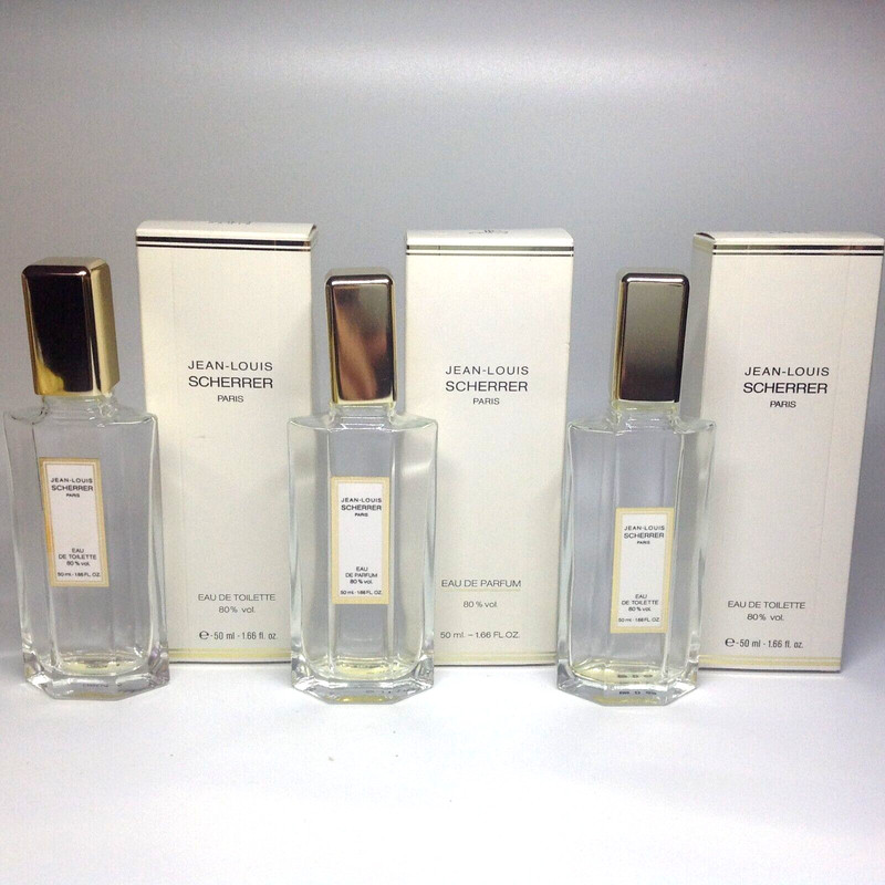 Jean-Louis Scherrer 3x 50ml - 2 X Edt + 1 Edp  Vides Rechargeable Collectionneur