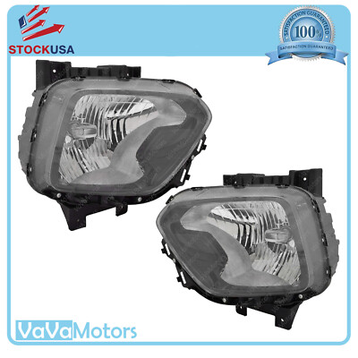 Fits 2020 2021 2022 Kia Soul Halogen Headlight Left Right Driver Passenger 2pc