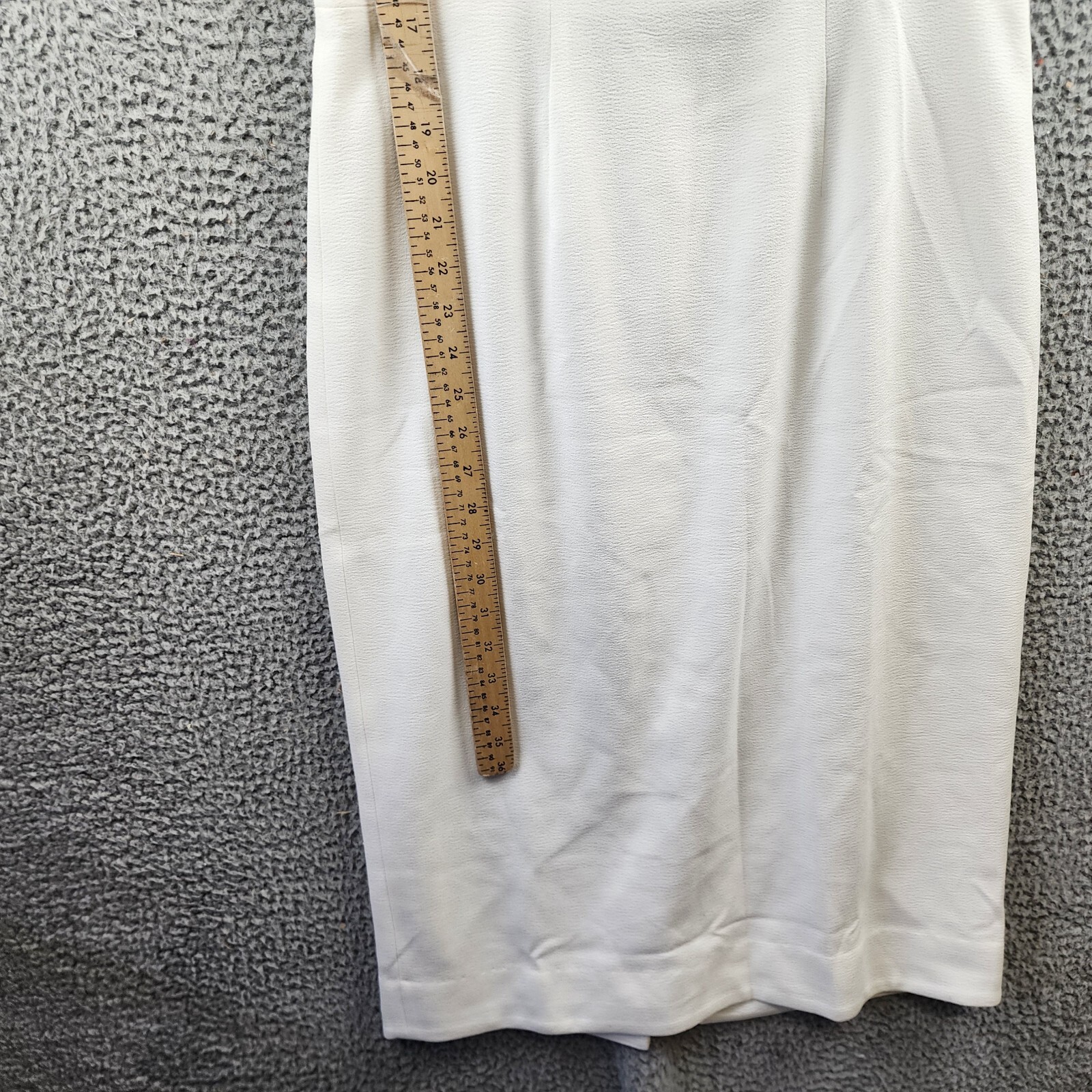Chiara Boni La Petite Robe Dress Women's 48/12 White Sweetheart Neck Zip Closure - Picture 8 of 13