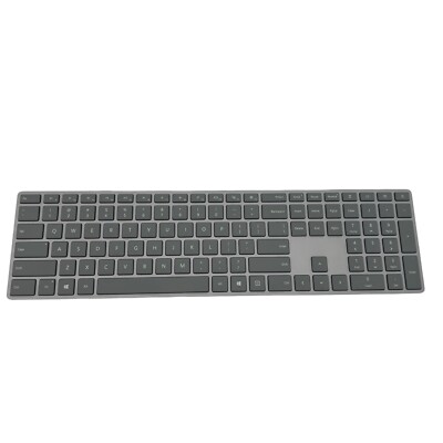 Microsoft Surface Pro Full Size Keyboard 1742 Gray /Grey Wireless Bluetooth Read