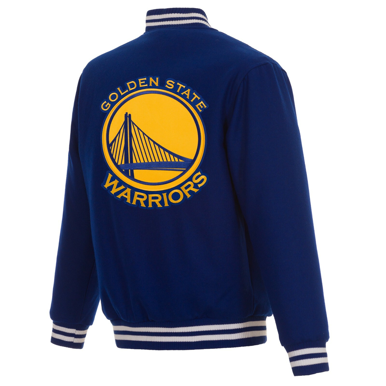 NBA Golden State Warriors JH Design Wool Reversible Jacket NBA Golden State Warriors JH Design Wool Reversible Jacket