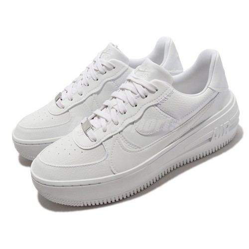 Nike Wmns AF1 PLT.AF.ORM Triple White Women Air Force 1 Повседневная обувь DJ9946-100