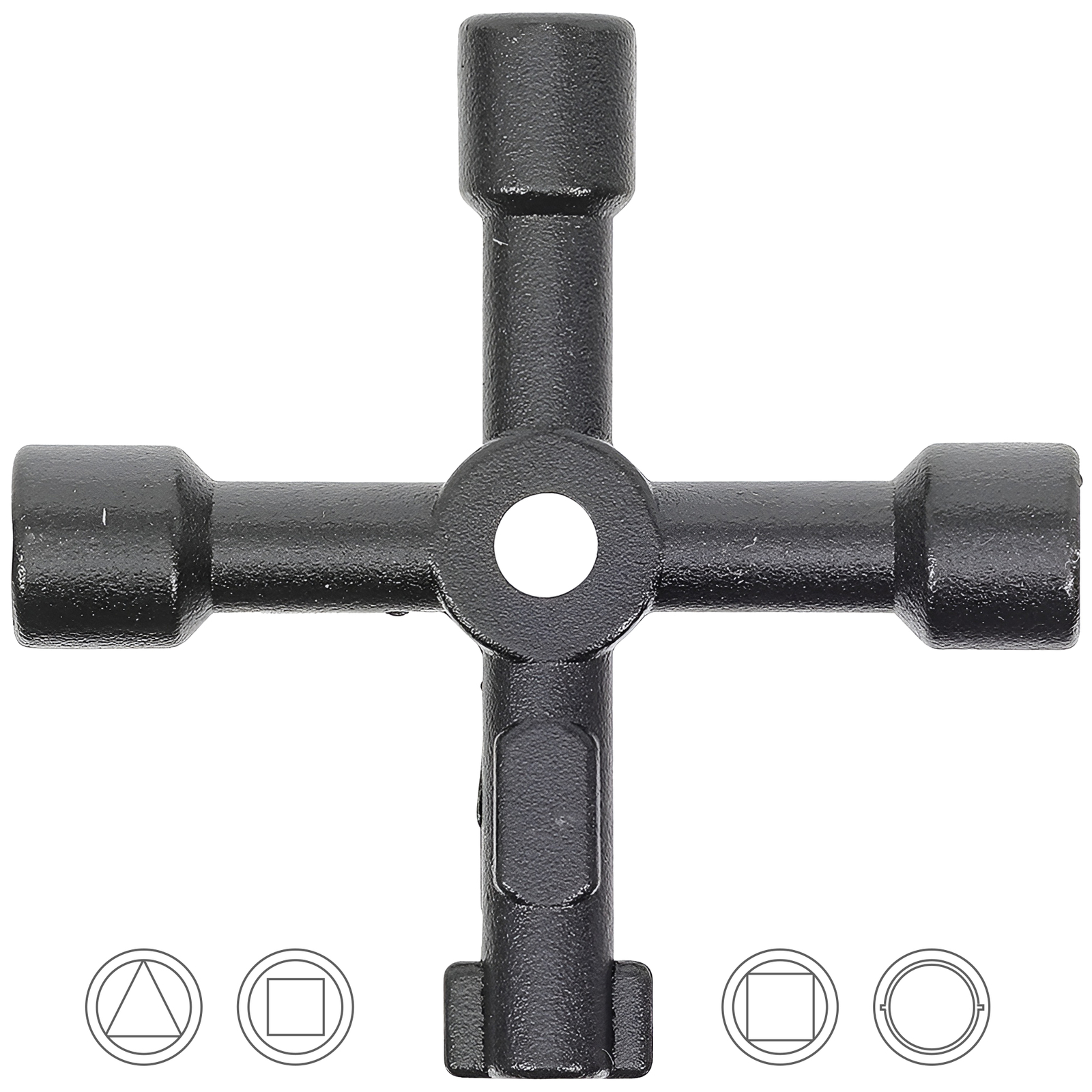 Rolson Chiave Utility 4 In 1 Per Armadi Servizio Acqua E Gas Contatori