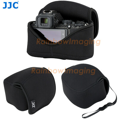 JJC Neoprene Pouch Case Bag for Canon EOS R50 +RFS 18-45mm Lens/ RF 50mm 1.8 STM