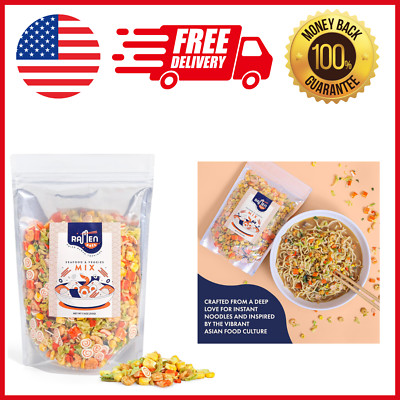 Ramen Eats Classic Seafood Mix with Dried Vegetables for Noodles 7.5 oz, Sea...