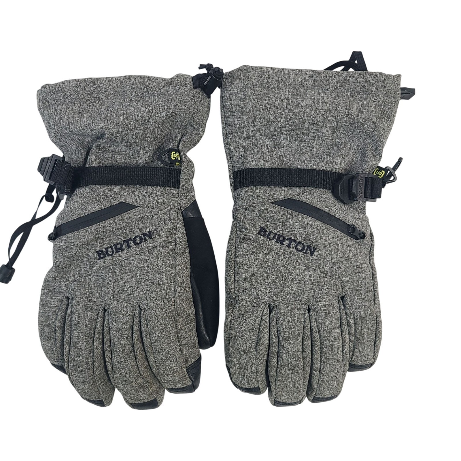 Burton Gore-Tex Snowboard Gloves Small Gray & Black Insulated