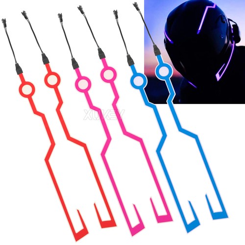 Motorcycle Helmet Night Signal Riding Flashing Stripe Bar 3 