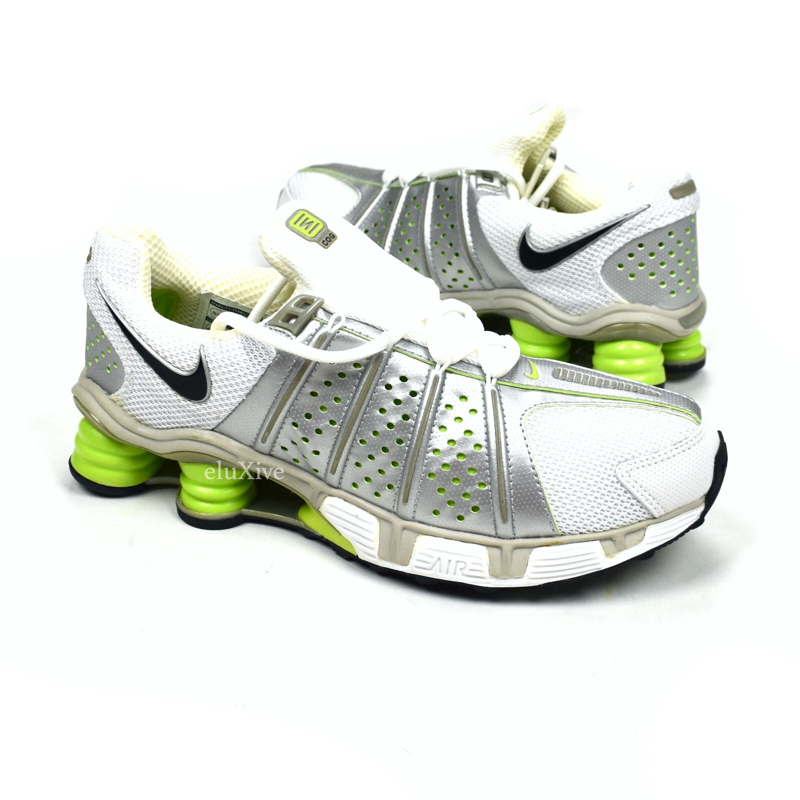 NWT Nike Shox Cognescenti White Silver Lime Green 2006 Y2K NWT Nike Shox Cognescenti White Silver Lime Green 2006 Y2K