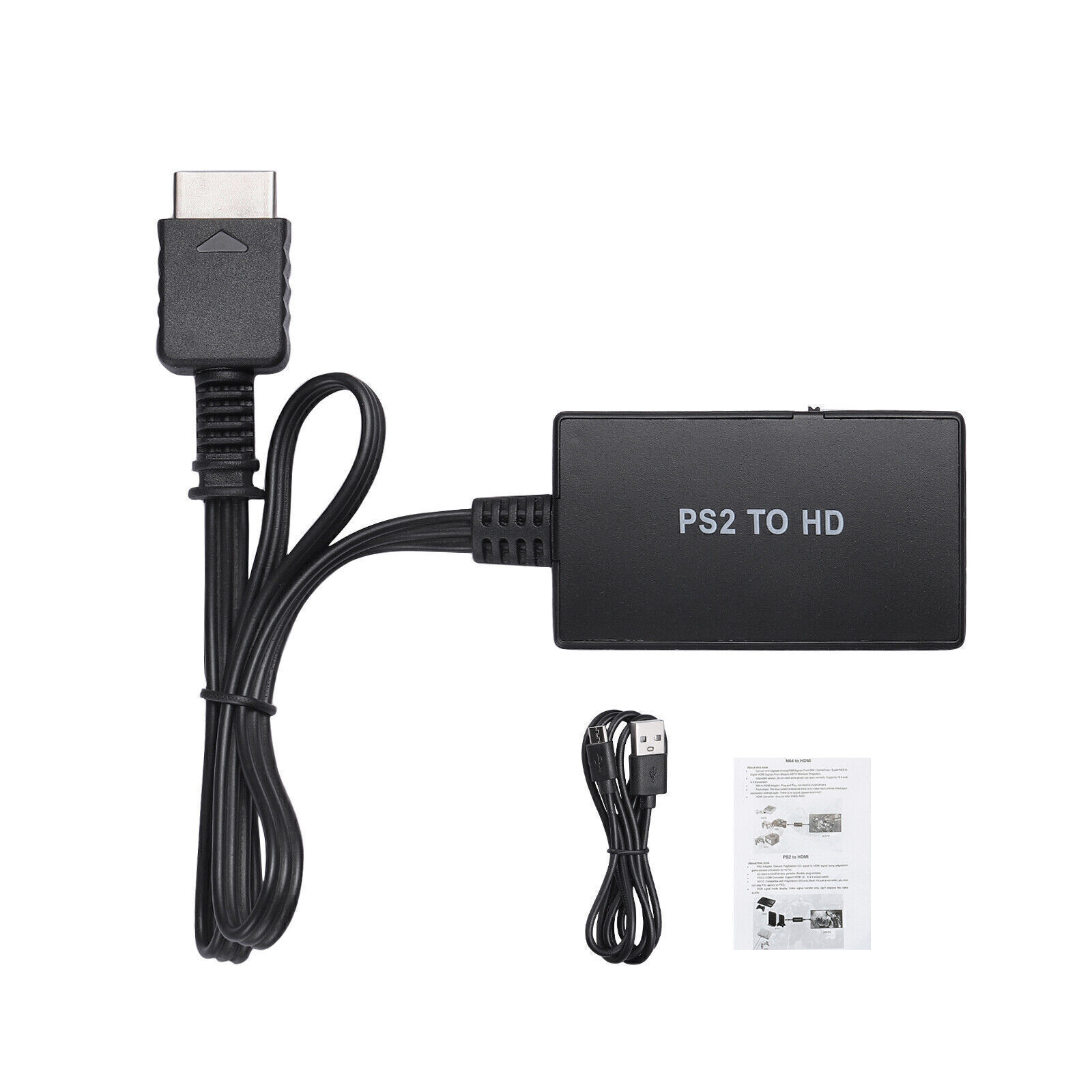 PS2 HDMI Converter for PlayStation 1/2/3 1080P Video Adapter - HD Quality