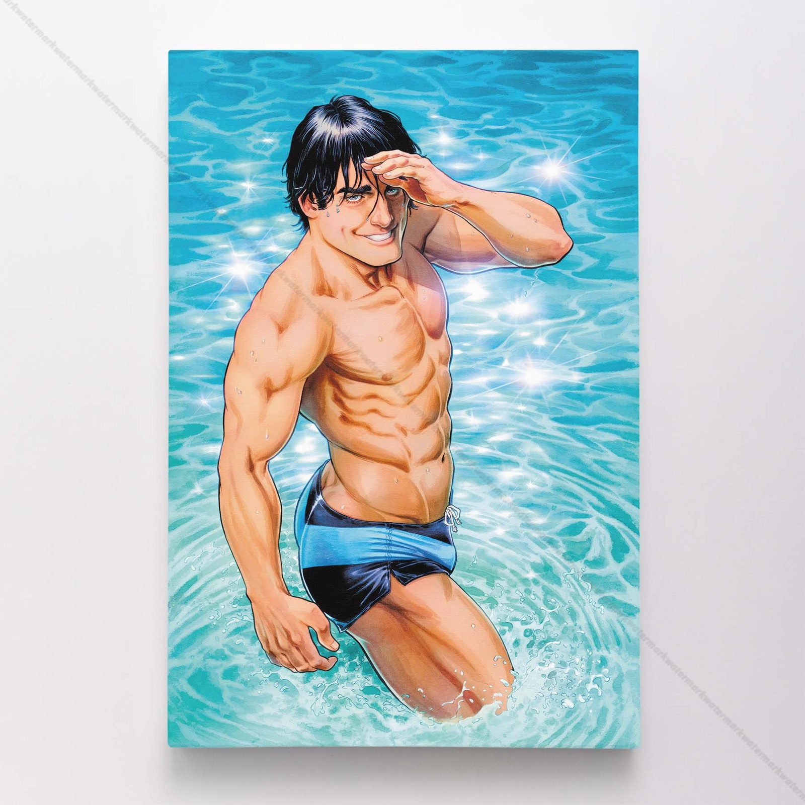Nightwing Poster Canvas DC Comic Book Cover Art Print #49886