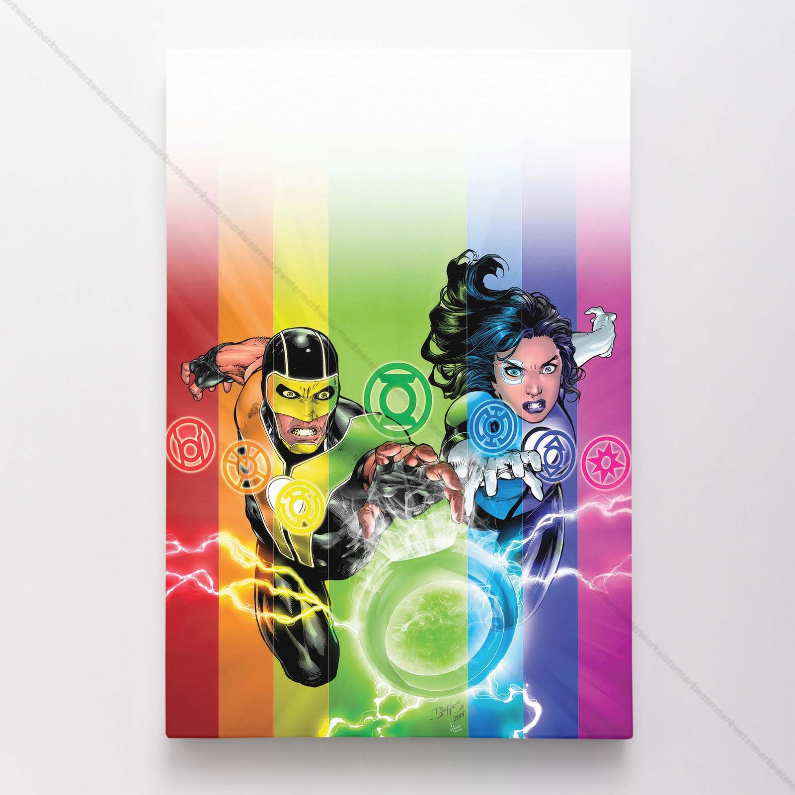 Green Latern Poster Canvas DC Comic Book Cover Art Print #56267