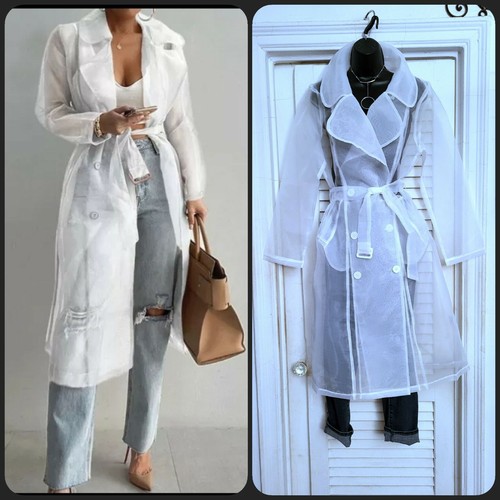 MANTECO CLASSY TRENCH JACKET アメリ　ホワイト Ameri（アメリ）の「MANTECO CLASSY TRENCH JACKET（トレンチ
