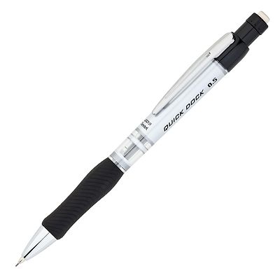QD5E-A Pentel Quick Dock Mechanical Pencil, 0.5mm Lead, Black, Pack of 1