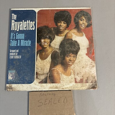 THE ROYALETTES It's Gonna Take A Miracle LP 1965 E-4332 MONO MGM - Sealed!