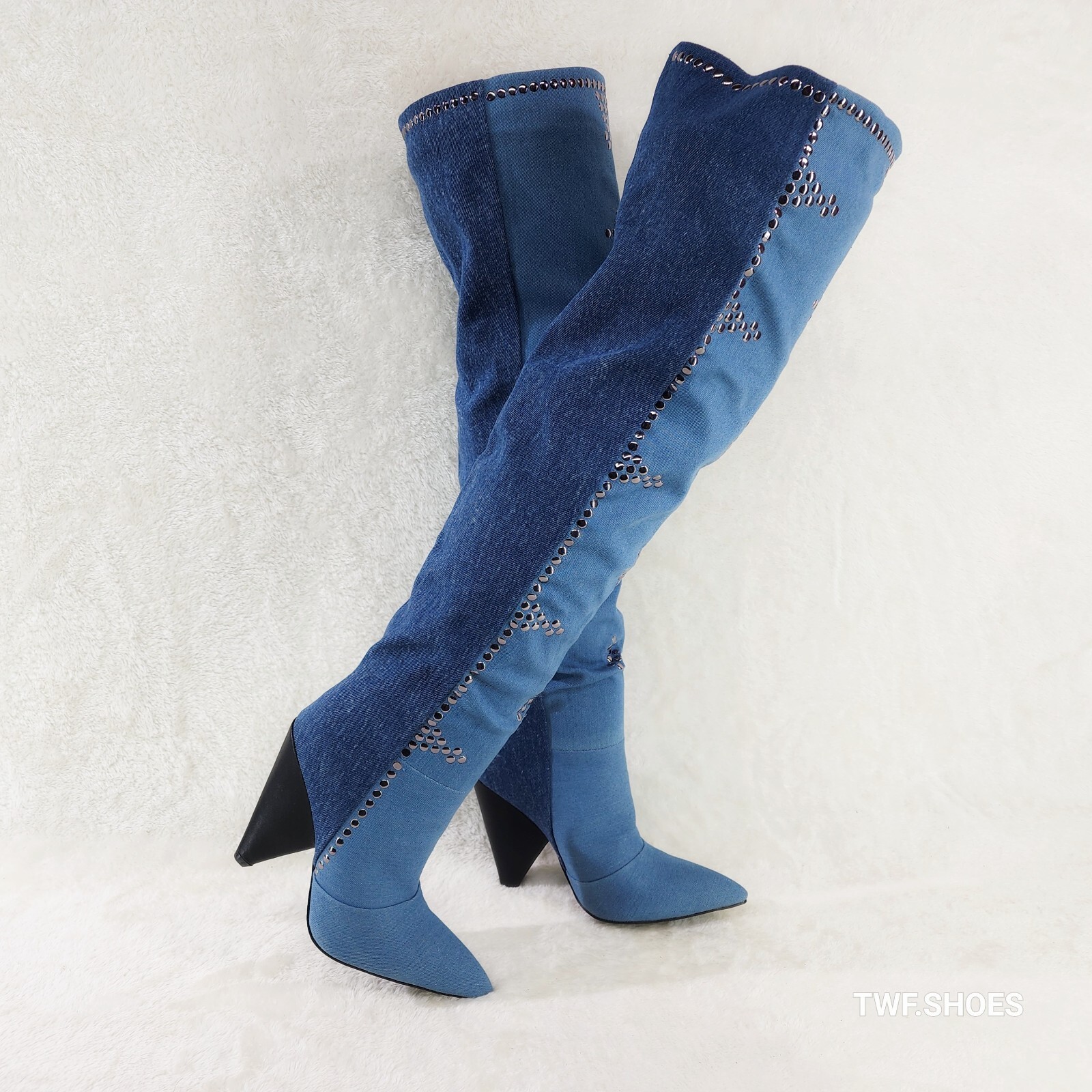 【HI FI FNK】(W) Deff Boots-cut Denim HI FI FNK】(W) Deff Boots-cut Denim Boot Cut Slit Jeans