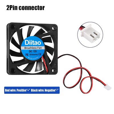 4pcs 6010 Brushless DC Cooling Fan Big Airflow Fan for Cooling PC Computer Ca...