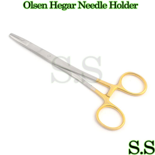 Surgical Olsen Hegar 6.5" T/c Needle Holder Scissor Hemostat Instruments