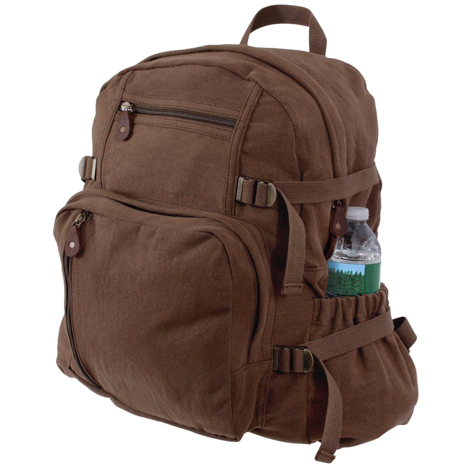 Large School Knapsack, Washed Canvas Big Pack Backpack School Work Travel Bag