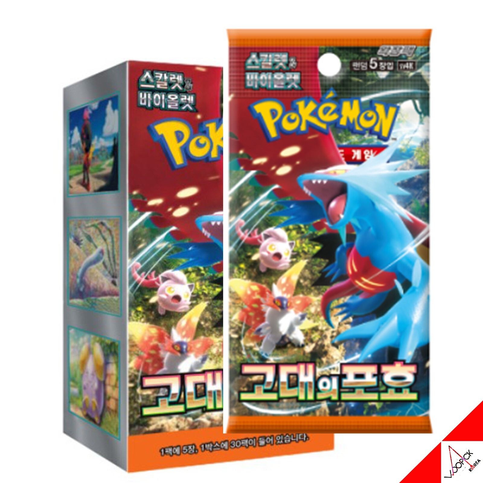 Pokemon Card Scarlet & Violet Ancient Roar Booster Box sv4K