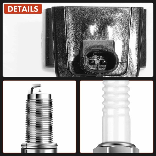 4x Ignition Coil & IRIDIUM Spark Plug Kits for Jeep Compass Dodge Dart Chrysler