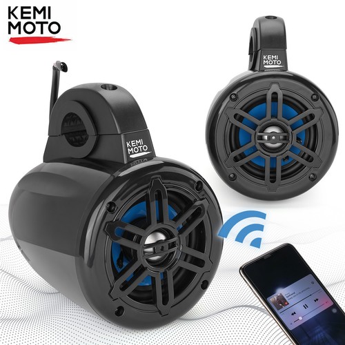 4'' Bluetooth Speakers Stereo Audio System For Atv Utv Polaris Rzr Can