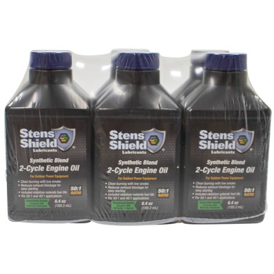Stens 2-Cycle Engine Oil 770-646, Twenty-four 6.4 oz. bottles per Case