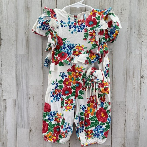 ボトムス vintage Flower bubble shortall Amazon.com: Girls Floral Print Bubble Shorts Kids Toddler's