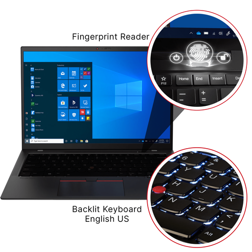 Lenovo ThinkPad X1 Carbon Gen 8 14" FHD Core i7-10610U 16GB RAM 512GB SSD W10P