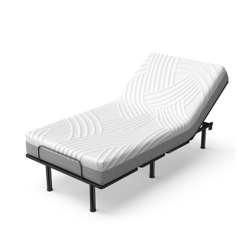 Twin XL Bed 8"  Mattress Gel Memory Foam Convoluted Foam for Adjustable Bed