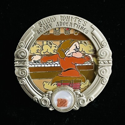 LE Snow White Scary Adventures Grumpy Piece of Disney Disneyland History POH Pin