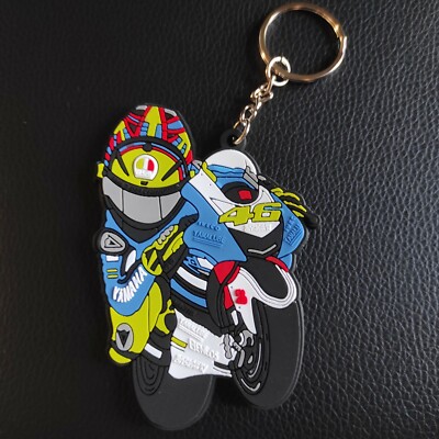 PORTACHIAVI YAMAHA ROSSI 46 MOTO ACCESSORI IDEA REGALO UOMO DONNA UNISEX BIKER