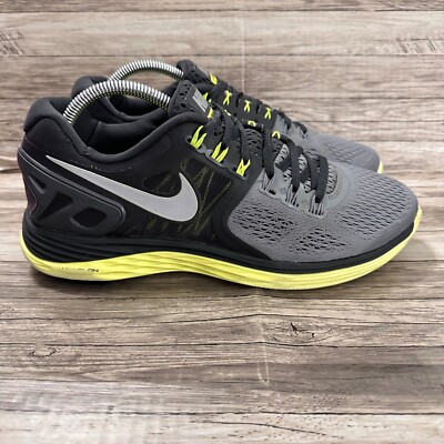 Nike LunarEclipse 4 Mens 9 Gray Volt Running Shoes Low Athletic Shoes 629682-007