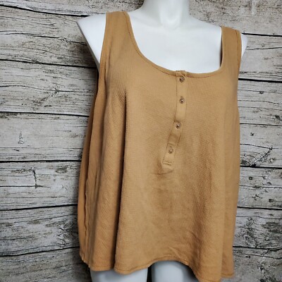 Old Navy Brown Tank Top Size 4X NWT Reg $16.99