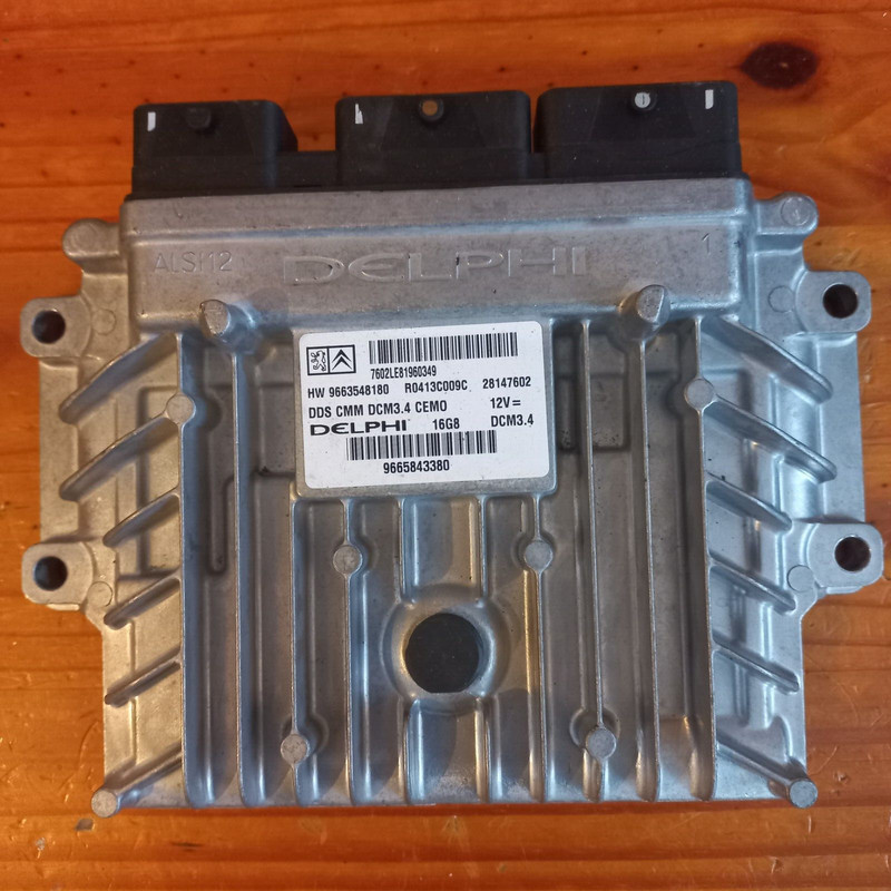 Calculateur  CitroÃN C5  Delphi Dcm3.4  Hw 9663548180 / 9665843380