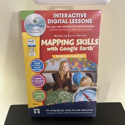 Mapping Skills with Google Earth CD - Grades 3-5