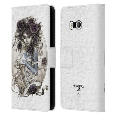 OFFICIAL ALCHEMY GOTHIC WOMAN LEATHER BOOK WALLET CASE COVER FOR HTC PHONES 1