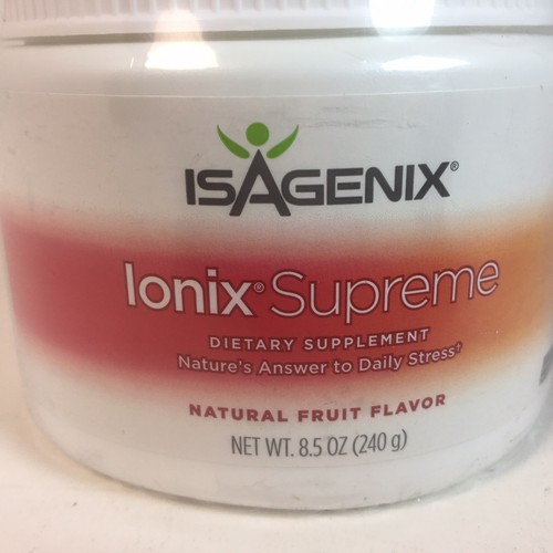 Isagenix Ionix Supreme Reduces Stress 8.5oz, Natural Fruit Flavor SAME DAY SHIP