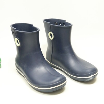 Crocs Jaunt Shorty Rain Boots Women's Size 10 US  Navy Blue
