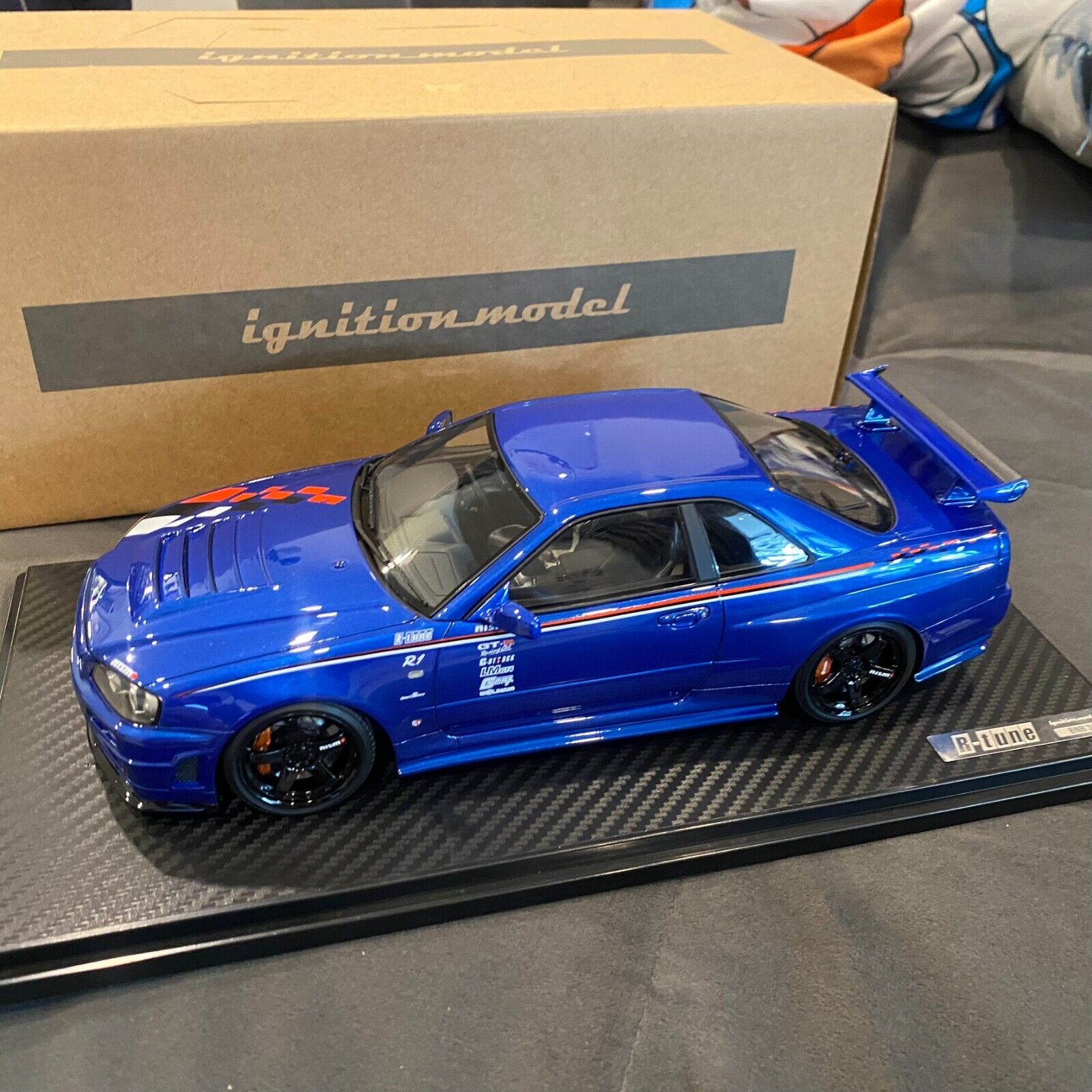 1/18 NISSAN SKYLINE GT R R34 NISMO R tune Bayside Blue | eBay 1/18 NISSAN SKYLINE GT R R34 NISMO R tune Bayside Blue | eBay