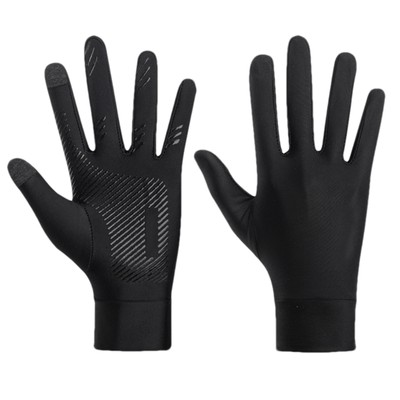 Fishing Gloves Breathable Ice Silk UV Sun Protective Non-Slip Full Finger Gloves