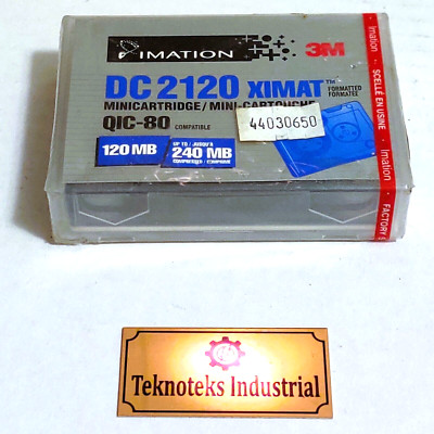 IMATION DC2120 XIMAT FORMATTED MINICARTRIDGE QIC-80 120MB / 240MB