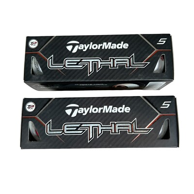 TaylorMade Lethal Golf Ball 6 Balls 2 Pack 5 Layer Technology